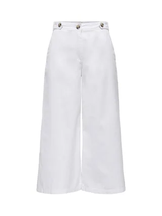 Pantalon fluide Blanc Femme JDY Laura 1