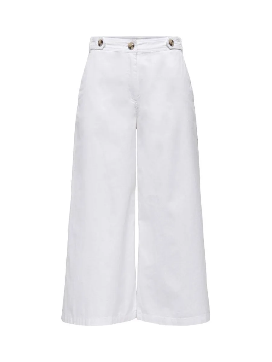 Pantalon fluide Blanc Femme JDY Laura 1
