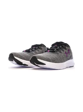 Chaussures de running Grises/Violettes Femme Under Armour Charged 6