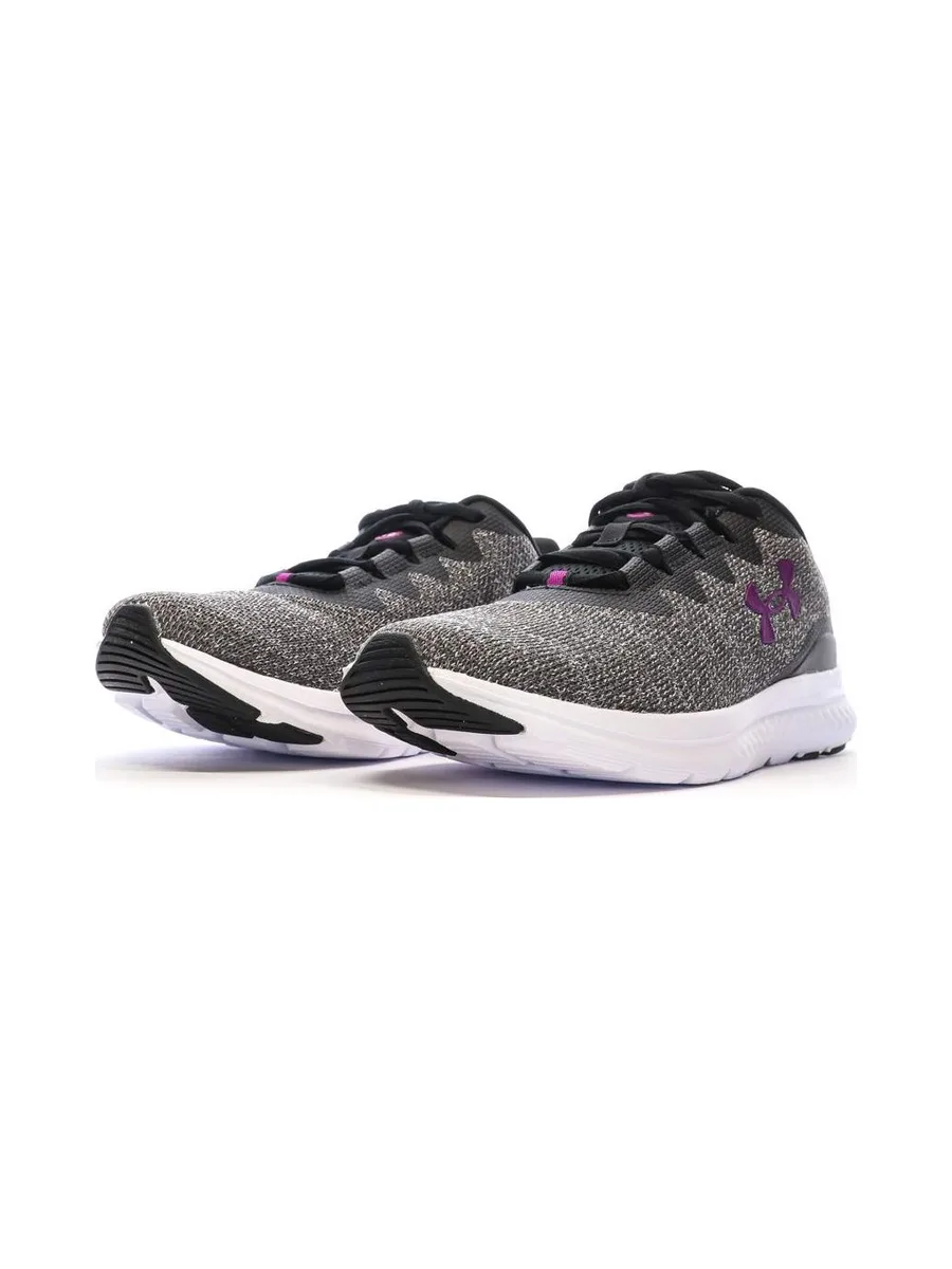 Chaussures de running Grises/Violettes Femme Under Armour Charged 7