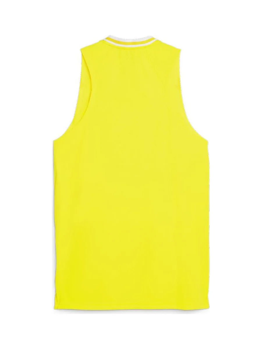 Débardeur de Sport Jaune Homme Puma Hoops 3