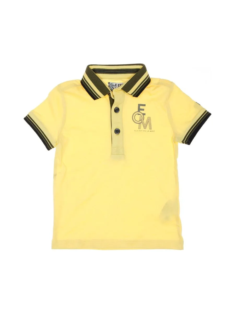 Polo Jaune Garçon EOM Bonzai 2