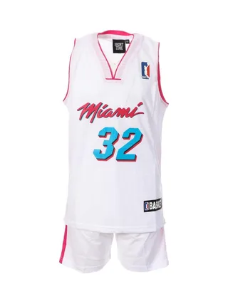 Miami Ensemble de basketball Blanc Enfant Sport Zone 1