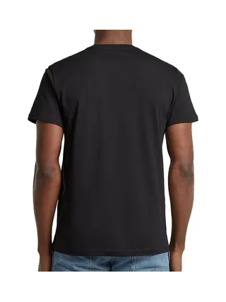 T-Shirt Noir Homme G-Star RAW Faded 2