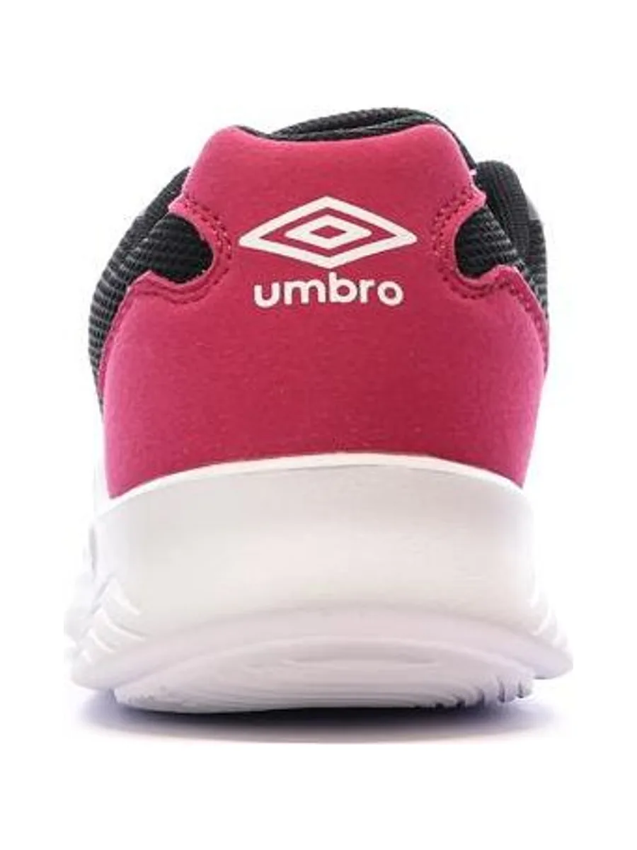 Baskets Noir/Rose Femme Umbro Nateo 4