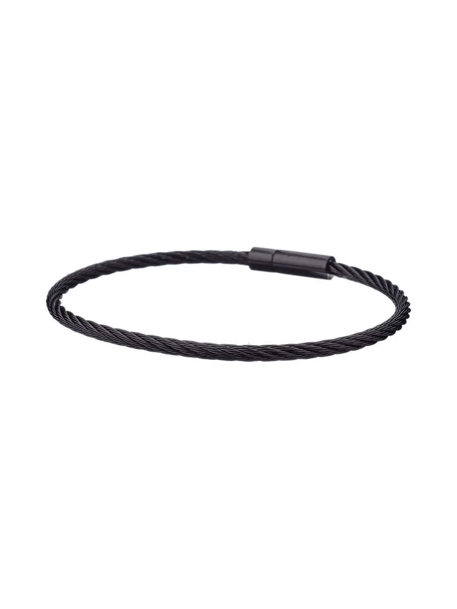 Bracelet Lourmel noir - acier 1