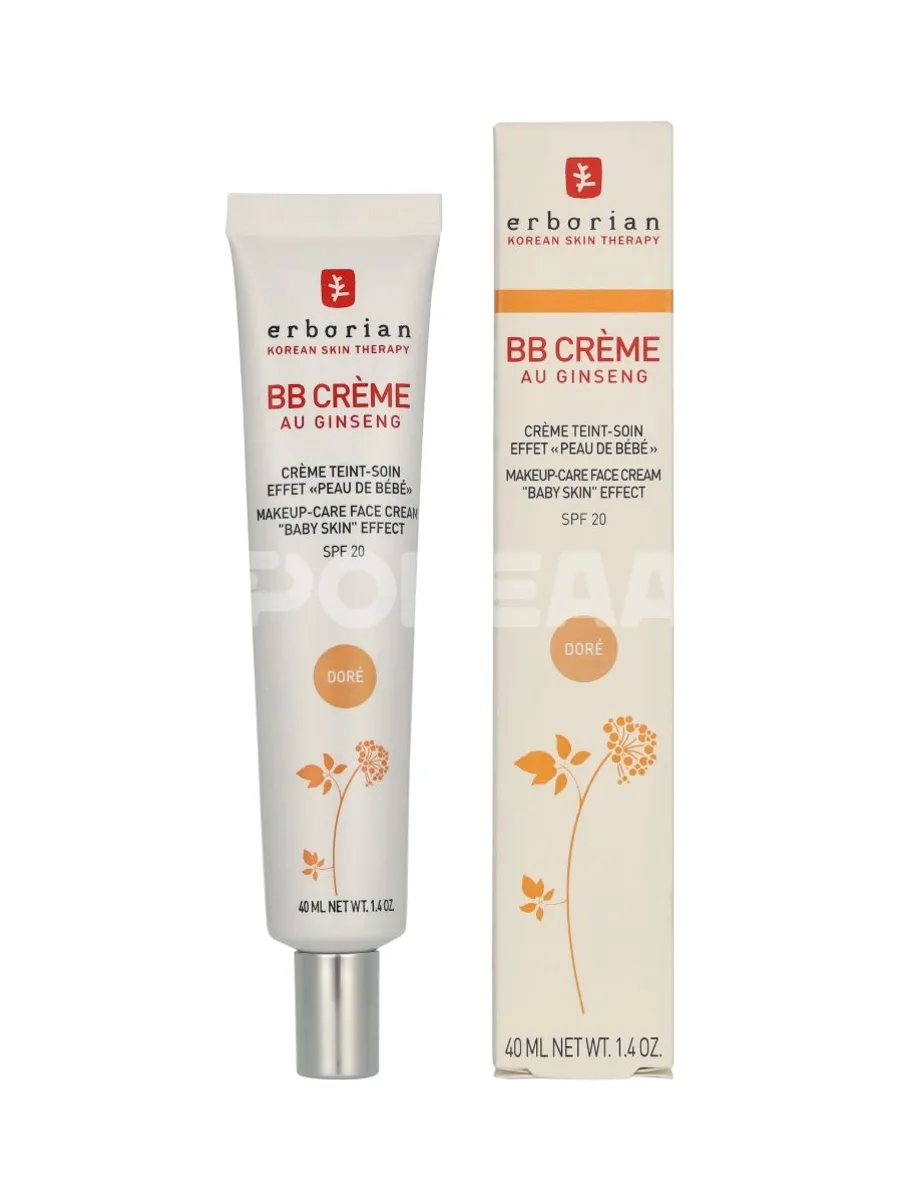 Erborian BB Cream Au Ginseng 5-In-1 Baby Skin Effect SPF20 40ml - Dore 1
