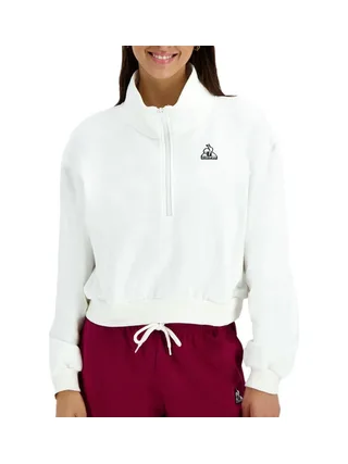 Sweat Blanc Femme Le Coq Sportif Heritage 1