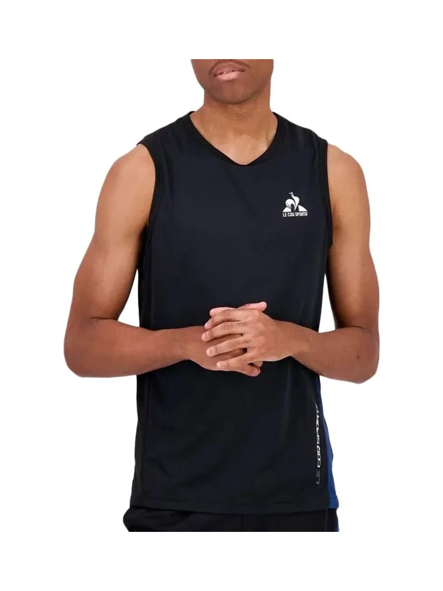 Débardeur Noir Homme Le Coq Sportif N°1 1