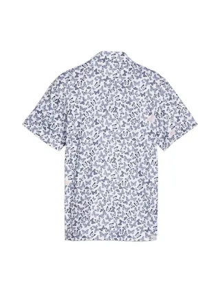 Polo Blanc/Marine Garçon Puma Butterflies 2