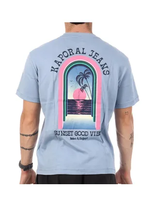 T-Shirt Bleu Homme Kaporal TYGAE 2