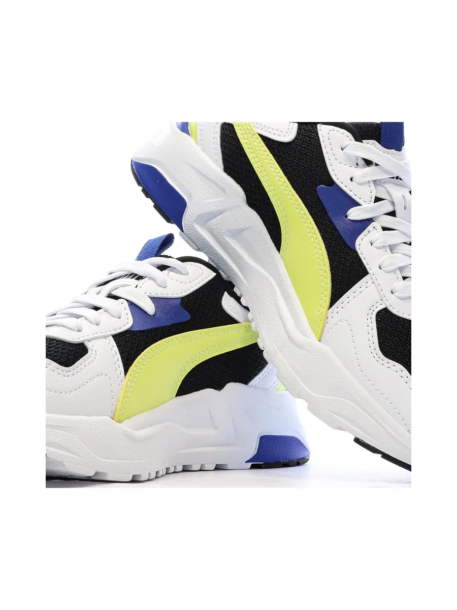 Baskets Noire/Jaune Garçon Puma Trinity 7