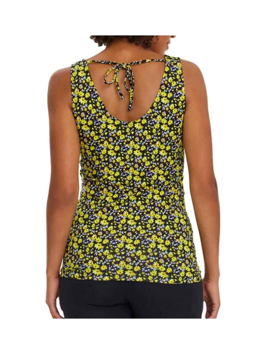 Débardeur Noir/Jaune Femme Mamalicious Lamber 2