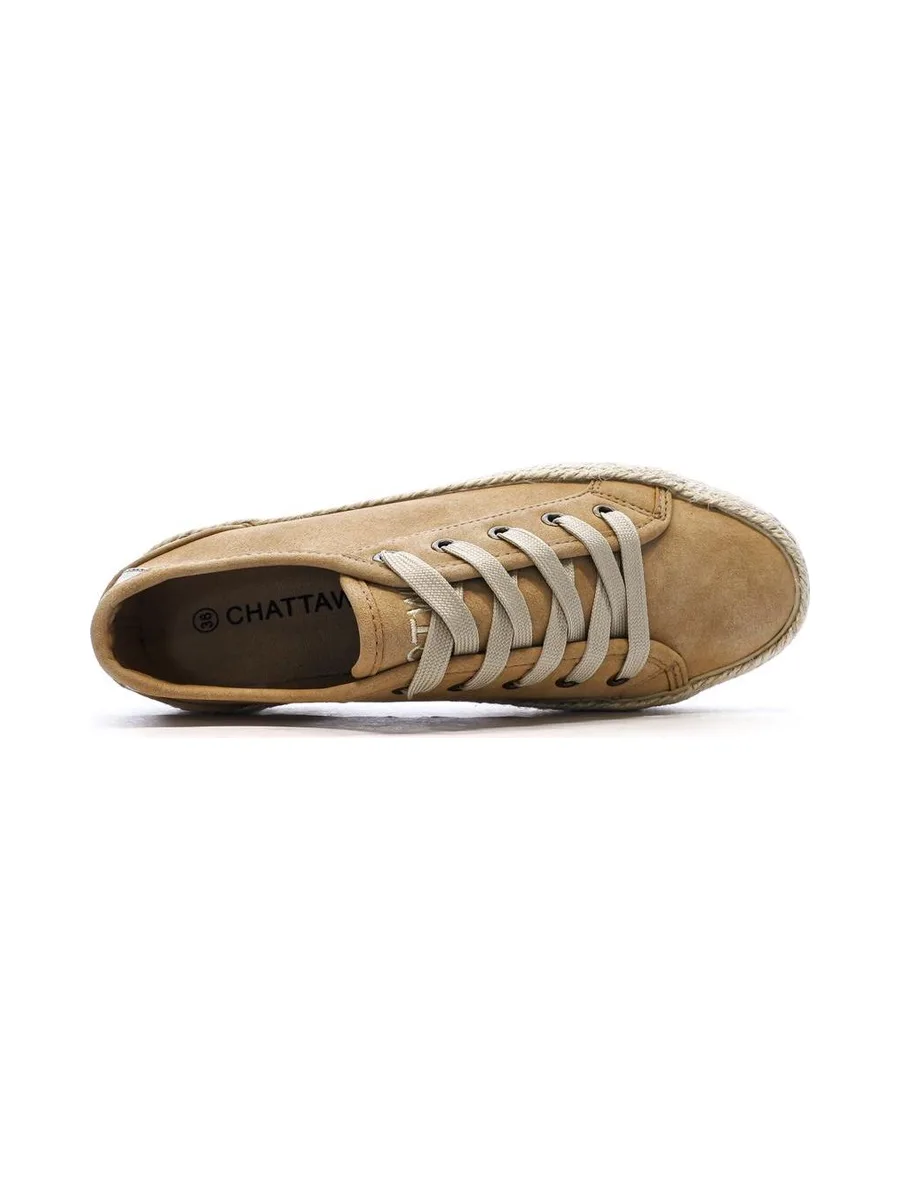 Baskets Taupe Femme Chattawak Summer 5