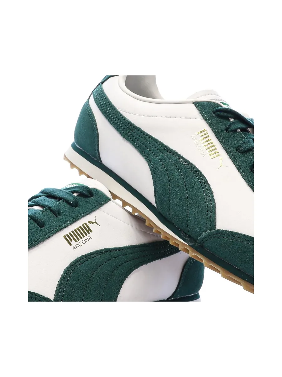 Baskets Blanches/Vertes Homme Puma Arizona Retro 8