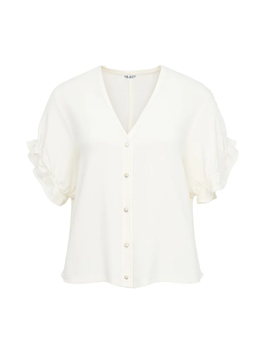 Blouse fluide blanche femme Vero Moda Frame 4