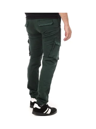 Pantalon Vert Foncé Homme Paname Brothers James 2