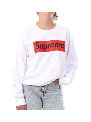 Sweat Blanc/Rouge Femme Supreme Grip Maya 1