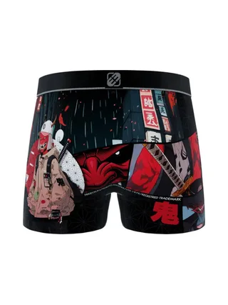Boxer Noir/Rouge Homme Freegun Montre 2