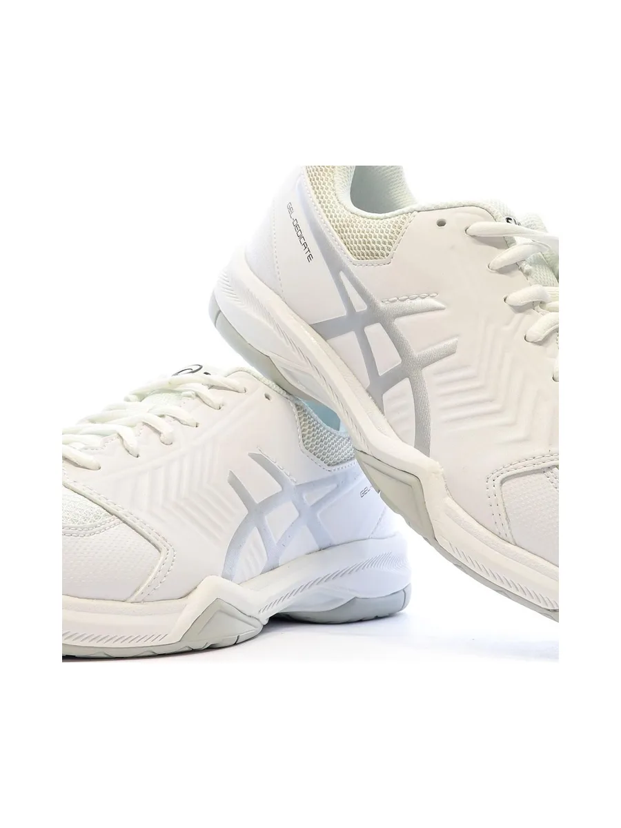 Chaussures de Tennis Blanches Homme Asics Gel Dedicate 5 8