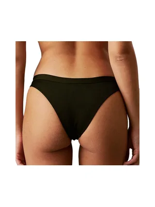 Bas de Maillots de bain Noir Femme Calvin Klein Jeans Curved Delta 2