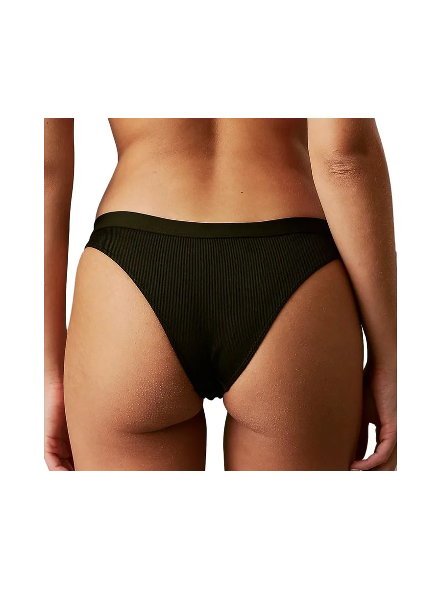 Bas de Maillots de bain Noir Femme Calvin Klein Jeans Curved Delta 3