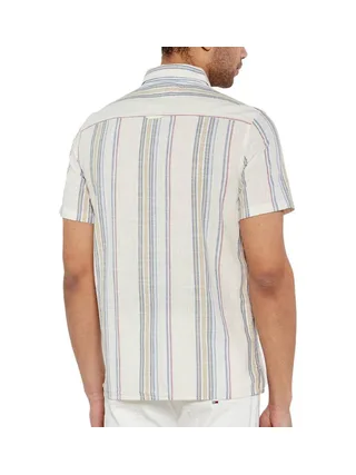 Chemise Blanche/Bleu Homme Tommy Hilfiger Stripe 2
