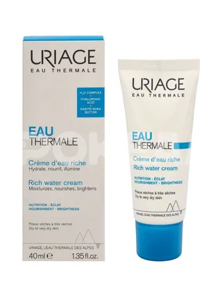 Uriage Rich Water Cream 40ml - Dry To Very Dry Skin 1