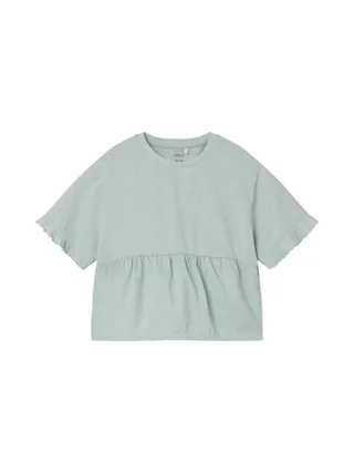 Blouse Bleu/Vert Fille Name it Friana 1