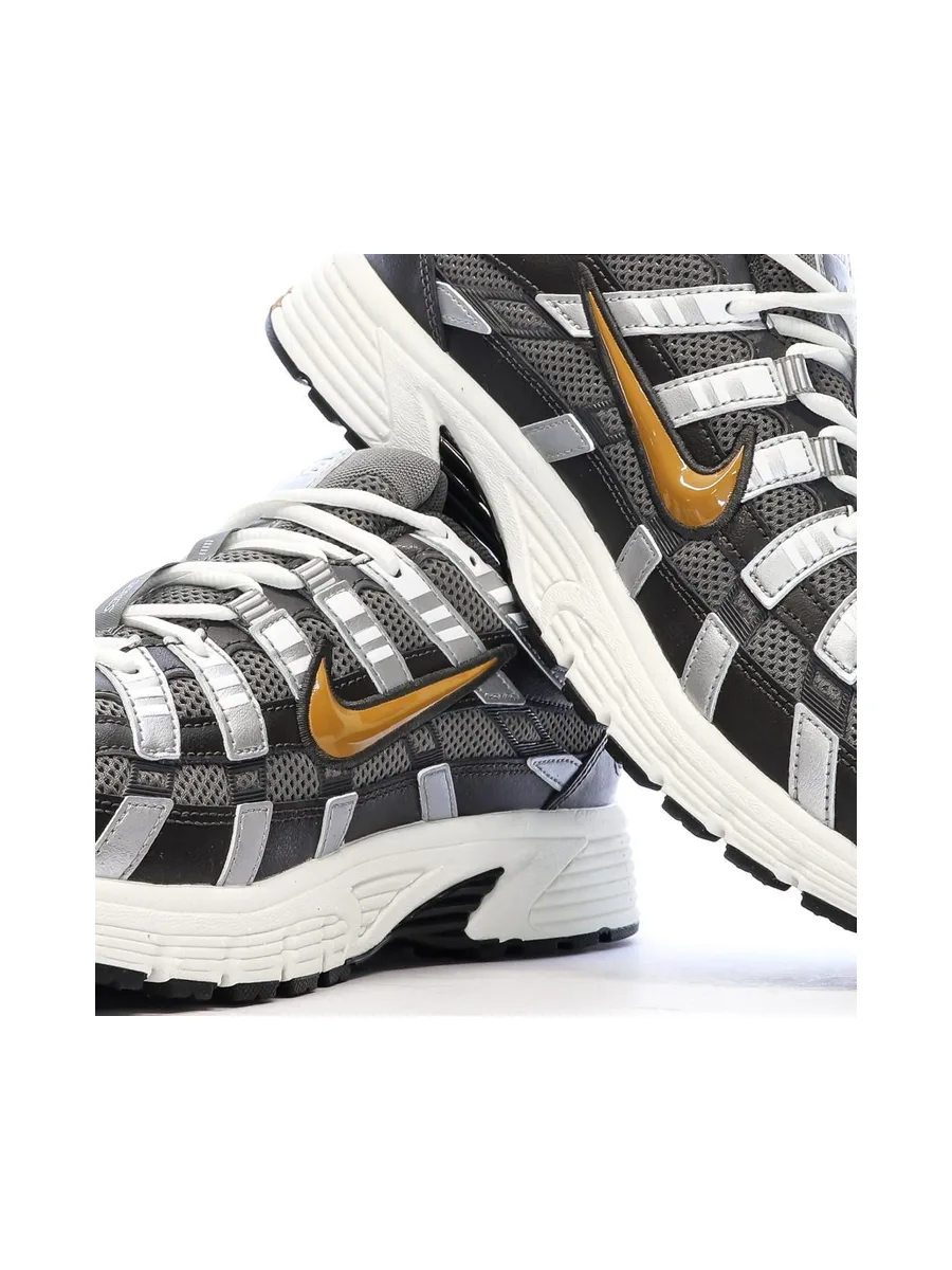 Baskets Grises/Moutarde Homme Nike P-6000 8