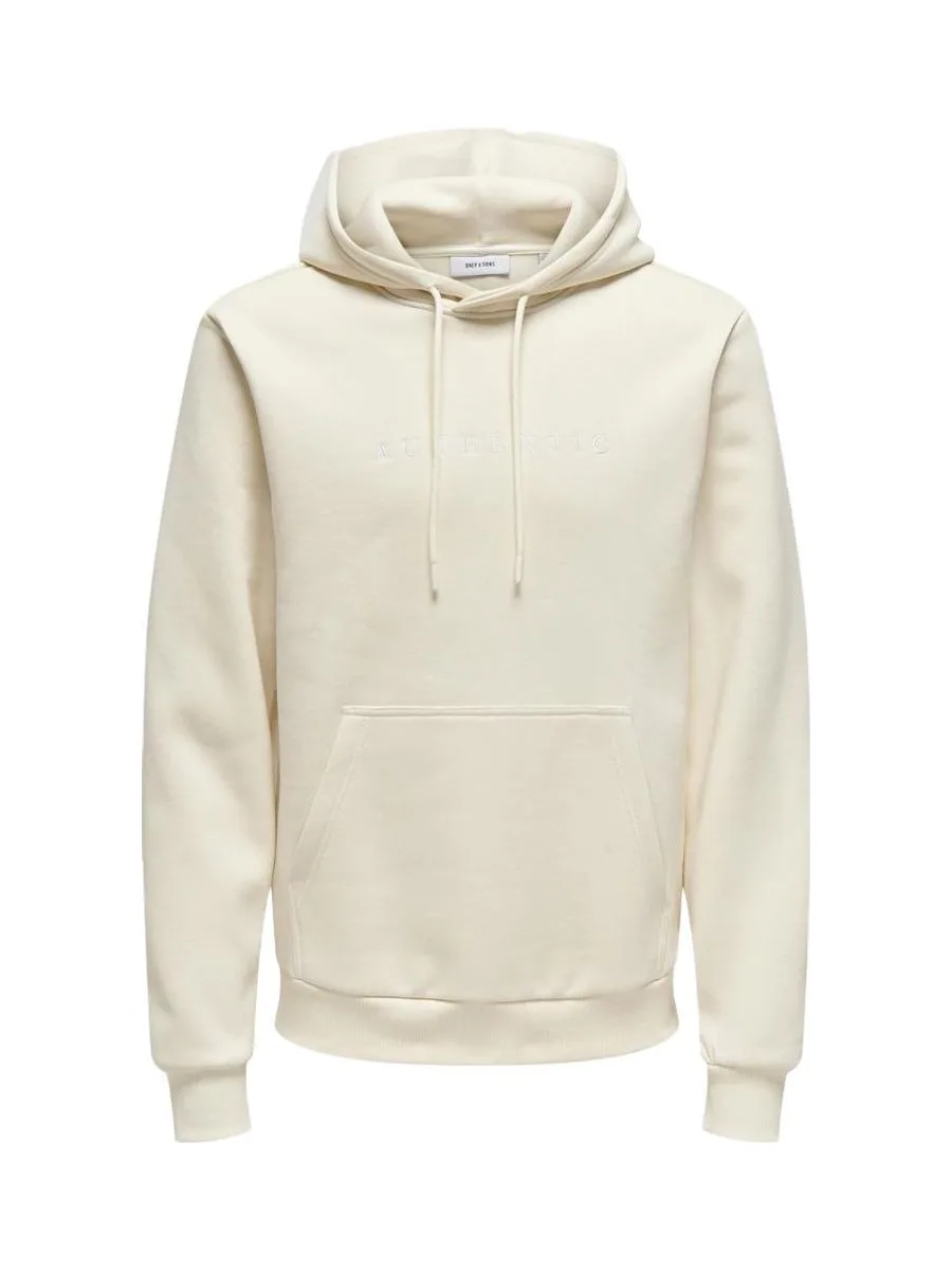 Sweat à Capuche Ecru Homme Only & Sons Connor 2
