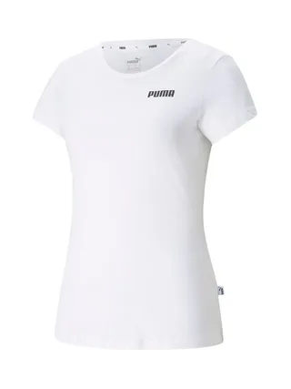 T-shirt Blanc Femme Puma Ess Tee 1