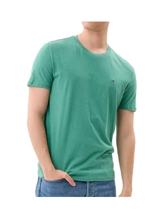 T-shirt Vert Homme Tommy Hilfiger Tjm X Slim Jaspes 1 1