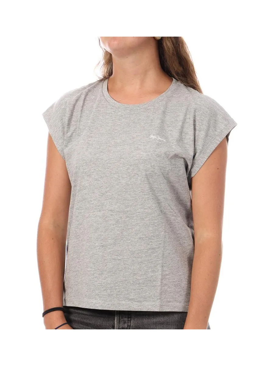 T-shirt Gris Femme Pepe jeans Bloom 2