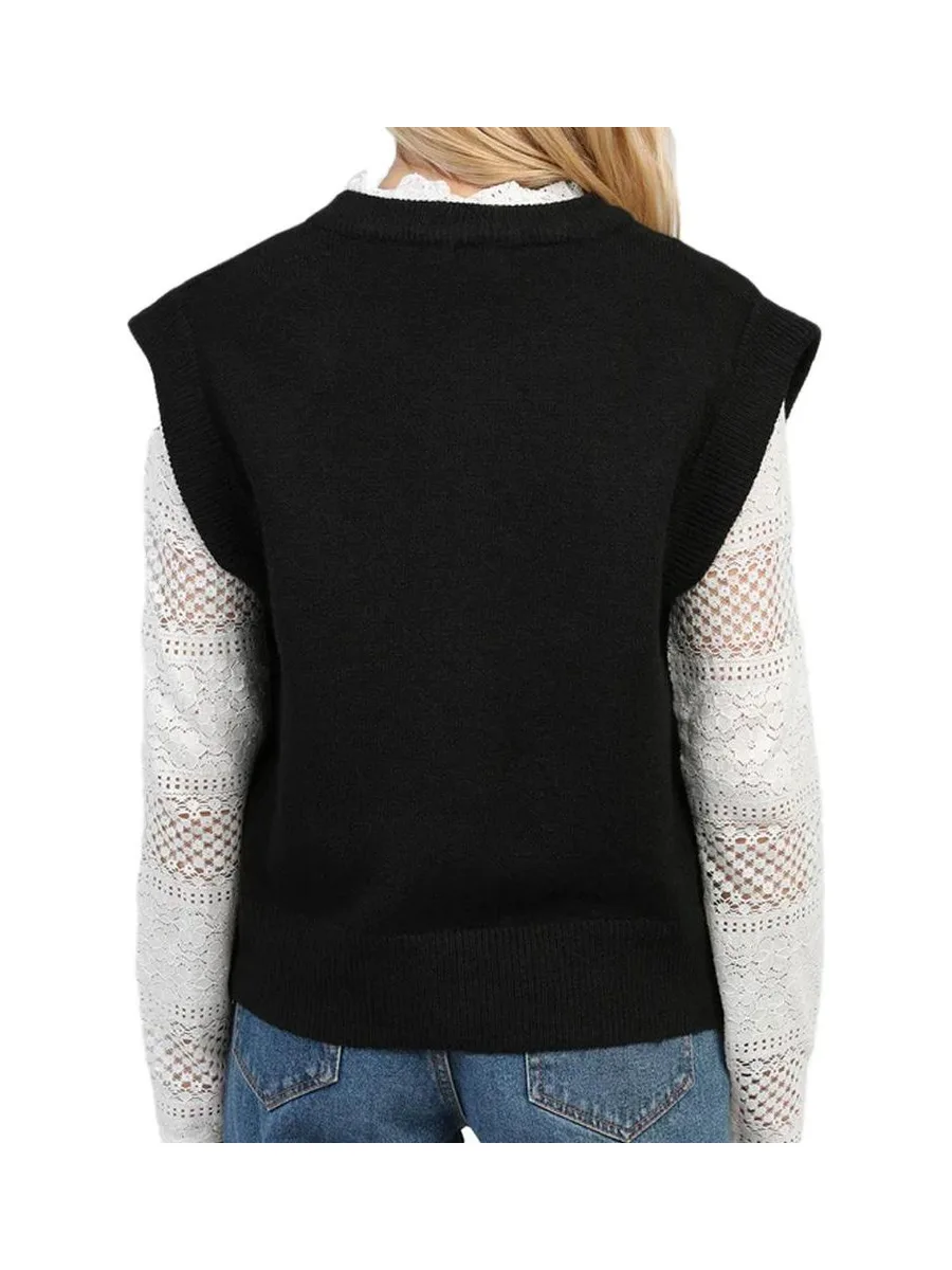 Gilet Noir Femme An'ge Lucie 3