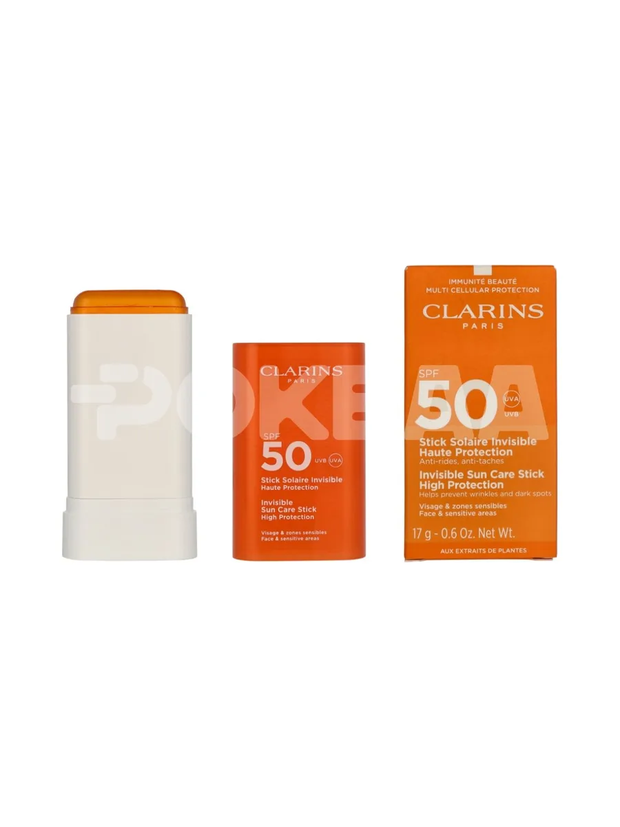Clarins Invisible Sun Care Stick SPF50 17g - Sensitive Areas 1