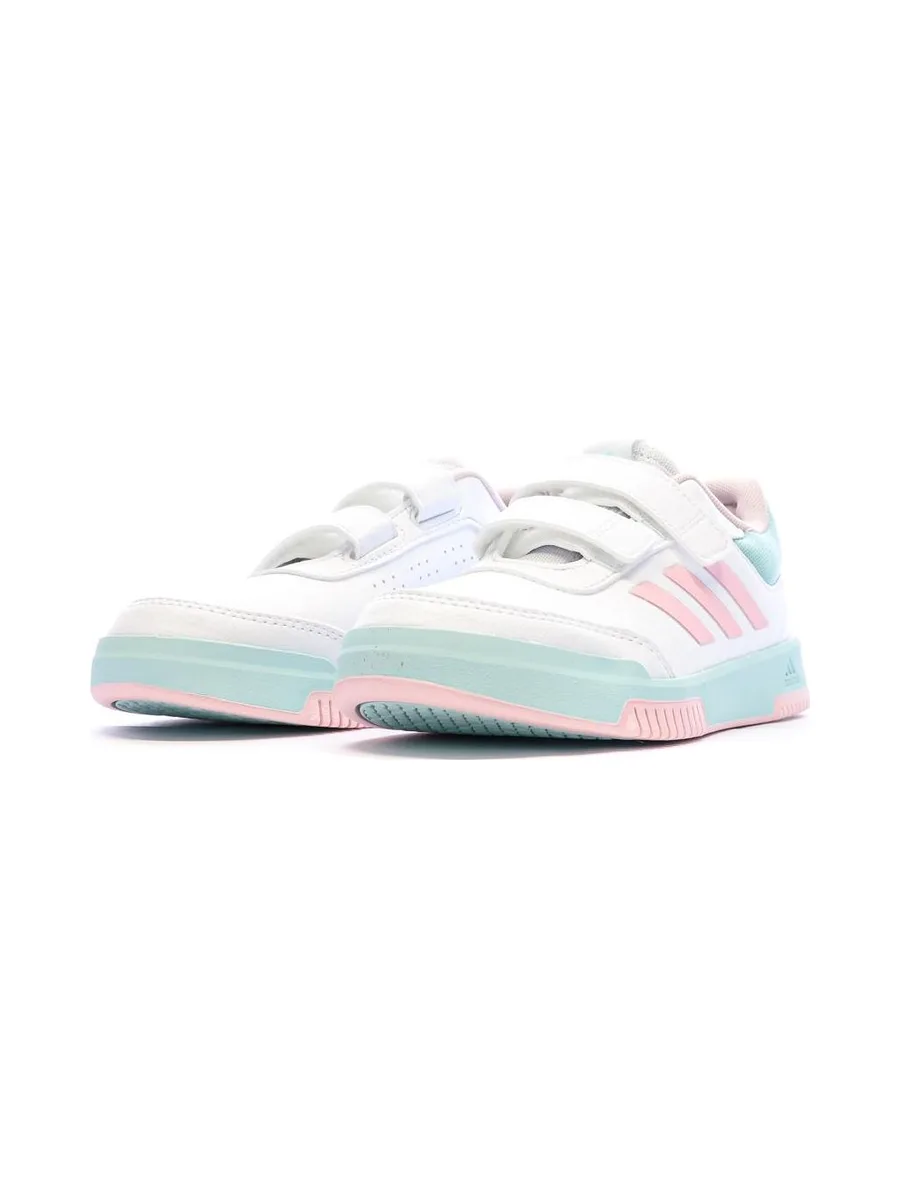 Baskets Blanche/Rose Fille Adidas Tensaur Sport 2.0 7