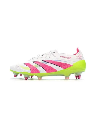 Chaussures de Foot Blanc/Rose Homme Adidas Adidas Predator Elite SG 1