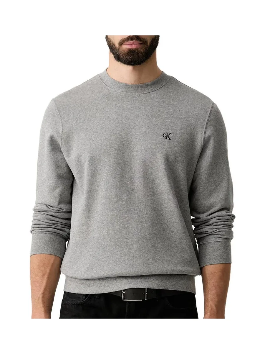 Sweat Gris Homme Calvin Klein Jeans Terry 2