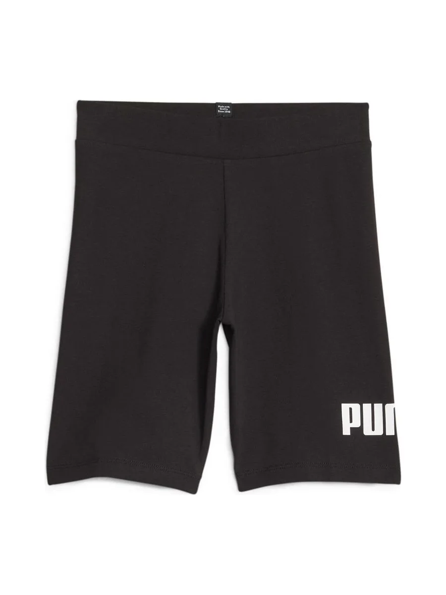 Short Noir Fille Puma Logo Tight 2