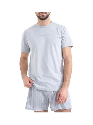 Pyjama Gris Homme Calvin Klein Jeans Poplin 1
