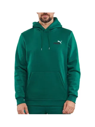 Sweat à Capuche Vert Homme Puma 674471 1