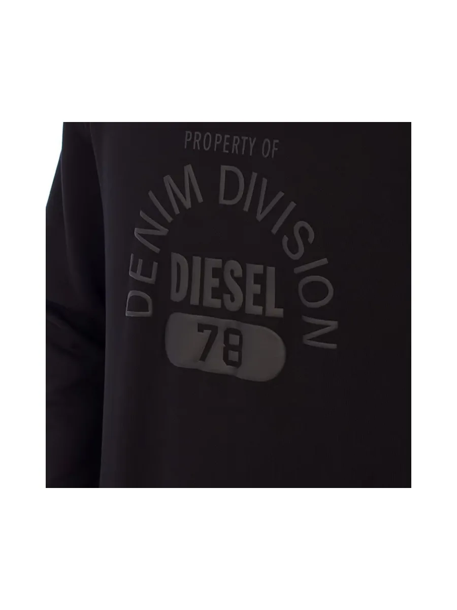 Sweat Noir Homme Diesel Felpa9XX 3