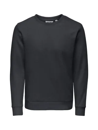 Sweat Marine Foncé Homme Only & Sons Chase 1