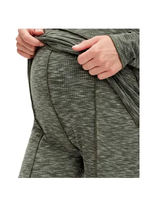 Legging de Grossesse Gris/Noir Femme Mamalicious Reeve 3