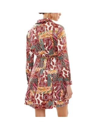 Robe Rouge à Motifs Femme Vero Moda Dita 2