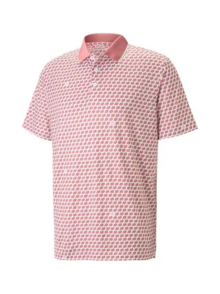 Polo Blanc/Rouge Homme Puma Love 1