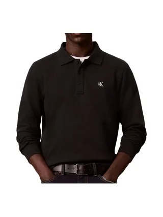 Polo Noir Homme Calvin Klein Jeans Monog 1