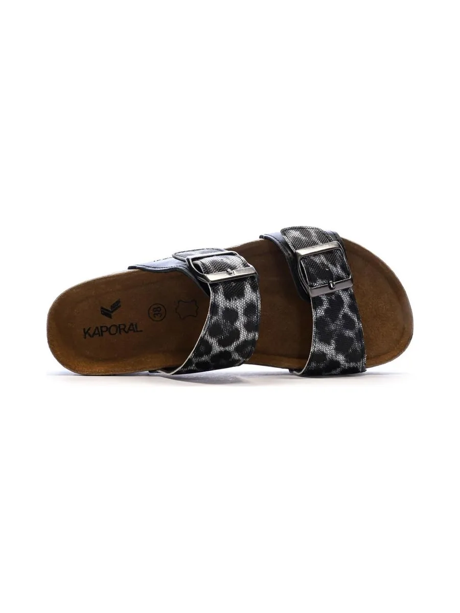 Sandales Noir Femme Kaporal Solinea 5
