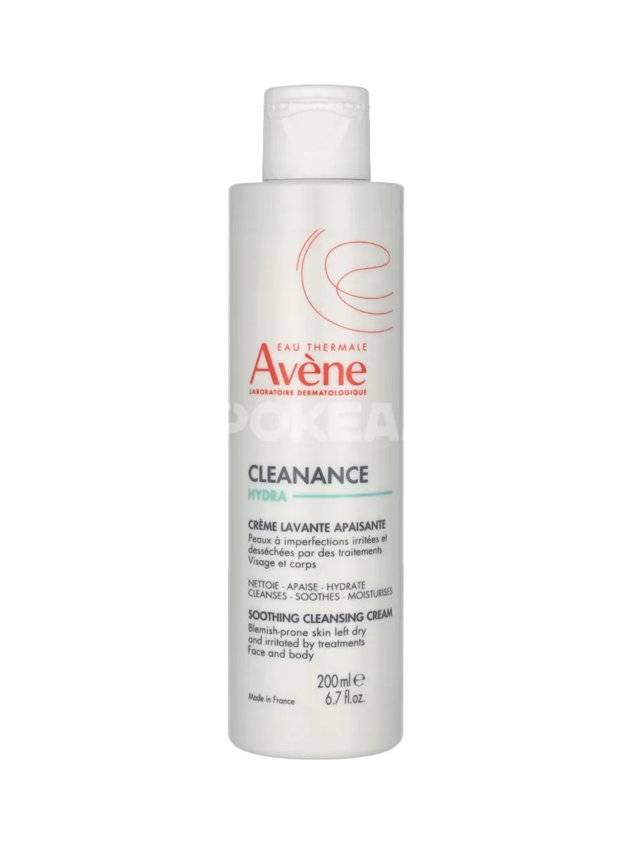 Avene Cleanance Hydra Soothing Cleansing Cream 200ml - Blemishprone Skin Left Dry And Irritated By Treatments 1